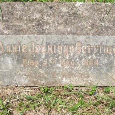 BERRIMAN Annie Jennings -1884