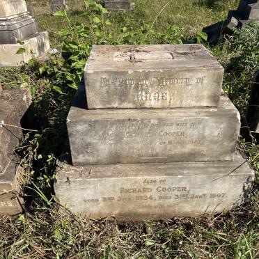 COOPER Richard 1834-1907 & Anne -1902