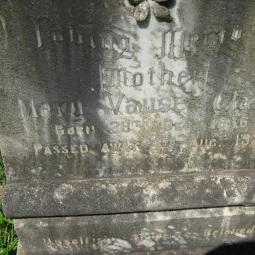 CLARK Mary Vause 1836-1921