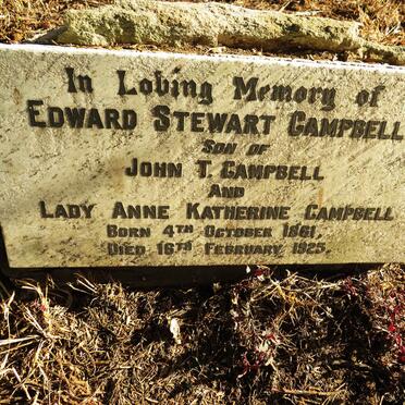 CAMPBELL Edward Stewart 1861-1925