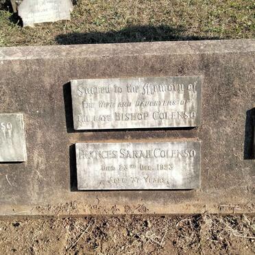 COLENSO Frances Sarah -1893