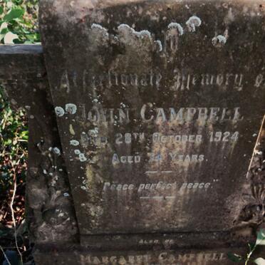 CAMPBELL John -1924 & Margaret