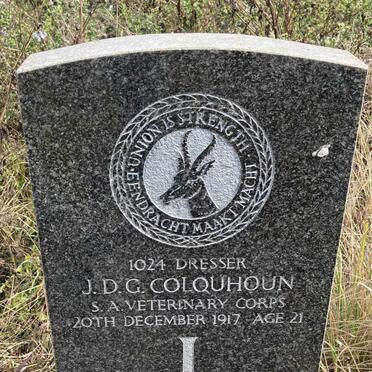 COLQUHOUN J.D.G. -1917