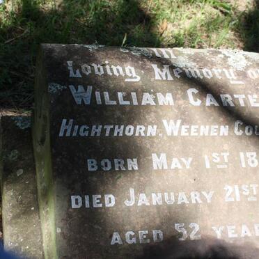 CARTER William 1865-1918