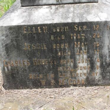 COOK Ellen 1866-1867 :: COOK Jessie 1877-1883 :: COOK Charles Hubert 1882-1886 