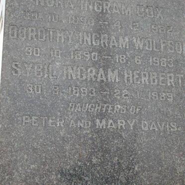 DAVIS :: COX :: WOLFSON :: HERBERT