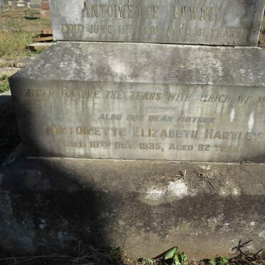 DAWNEY Antoinette -1891 :: HARTLEY Antoinette Elizabeth -1935