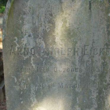 EICKE Arno Adolph 1851-1921 &amp; Dina -1894
