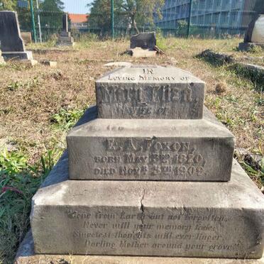 FOXON Mary Eliza 1820-1909