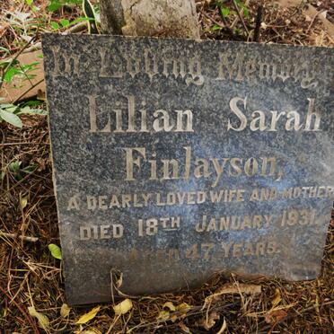 FINLAYSON Lilian Sarah -1931
