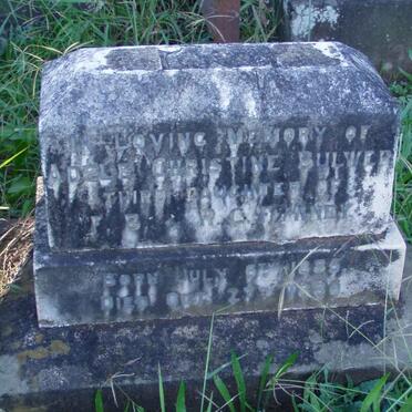 F?NNEY Adele Christine Bulwer 1885-188?