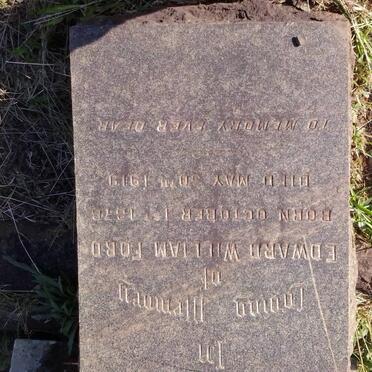 FORD Edward William 1876-1919