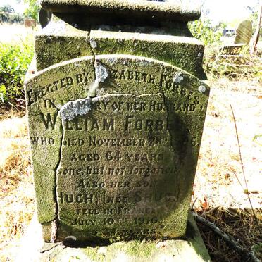 FORBES William -1906 :: FORBES Hugh -1916