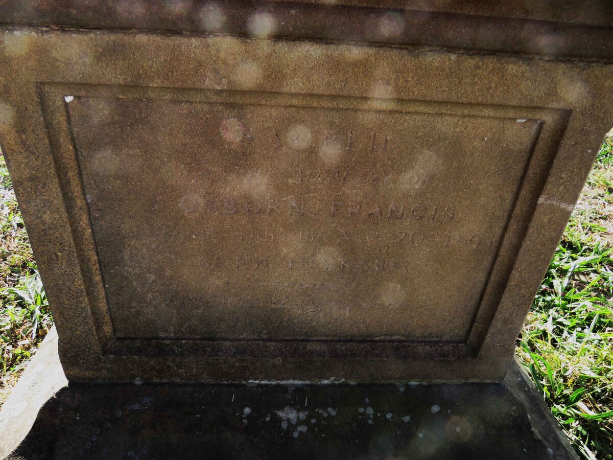 FRANCIS Osborn -186?