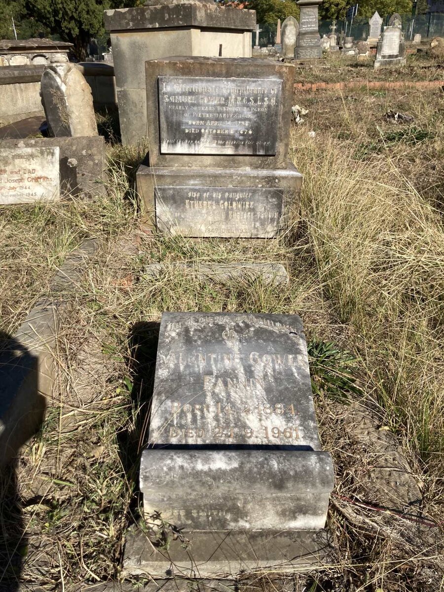 FANNIN Valentine Gower 1884-1961 :: GOWER Samuel 1798-1876 :: FANNIN Etherea Goldwire -1931 _1