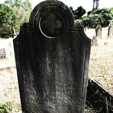 GUTHRIE Joseph Fenton -1878