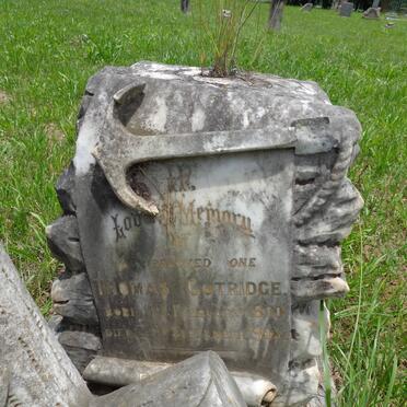 GUTRIDGE Thomas 1870-1903