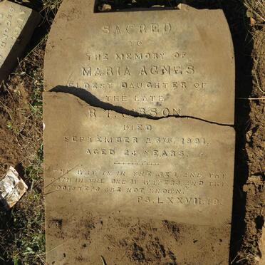 GIBSON Maria Agnes -1881