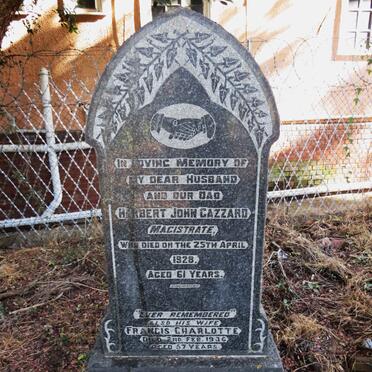 GAZZARD Herbert John -1928 & Francis Charlotte -1936