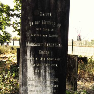 GIBSON Alexander -1931 & Margaret ROBERTSON -1930