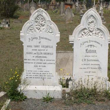 GREENFIELD Fanny -1900 :: SOUTHWOOD Lavinia -1900