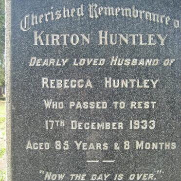 HUNTLEY Kirton -1933
