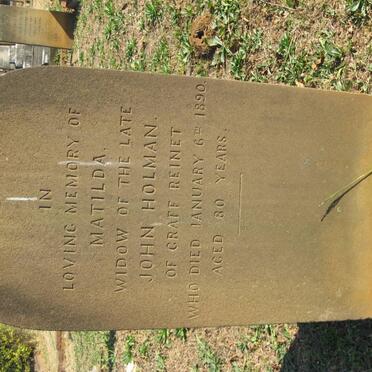 HOLMAN Matilda -1890