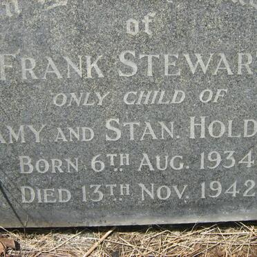 HOLDER Frank Stewart 1934-1942