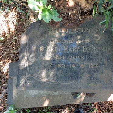 HOPKINS Margaret Mary nee QUIRK 1863-1958