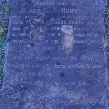 HORWELL Francis -1922 :: HORWELL Charlotte Augusta -1916