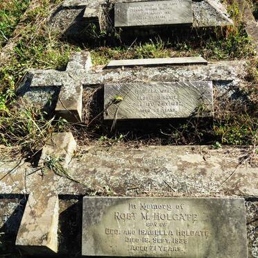 HOLGATE George 1829-1912 & Isabella -1892 :: HOLGATE RobT M. -1939 :: HOLGATE George Roland 1796-1858 _1