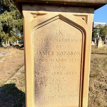 HODGSON James 1808-1872