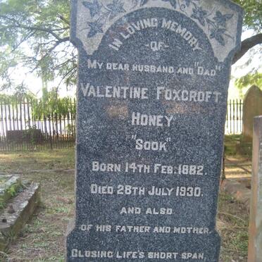 HONEY Valentine Foxcroft 1882-1930 :: HONEY ?
