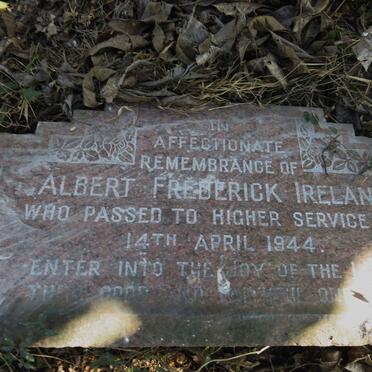 IRELAND Albert Frederick -1944