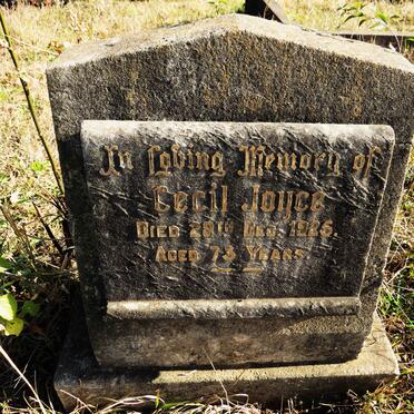 JOYCE Cecil -1925