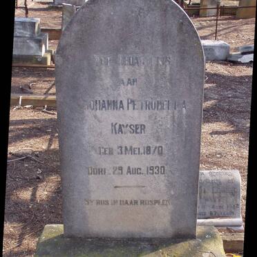 KAYSER Johanna Petronella 1870-1930