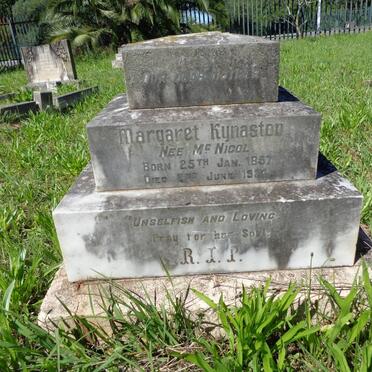 KYNASTON Margaret nee Mc NICOL 1857-1924