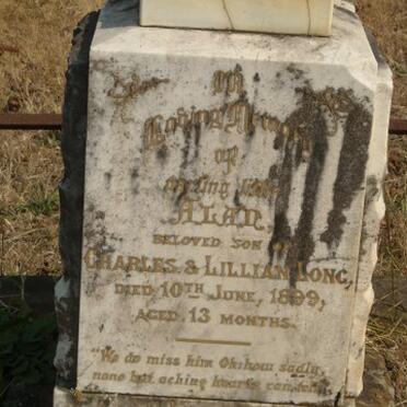 LONG Alan -1899 :: LONG Lilian May 1903-1904