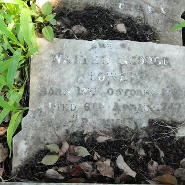 LOWE  Walter George 1807-1947 &amp; Bessy Frances 18??-1943