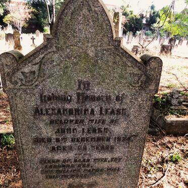 LEASK John -1928 & Alexandrina -1924