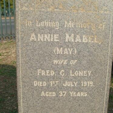 LONEY Annie Mabel -1919