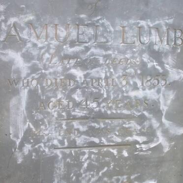LUMB Samuel -1853