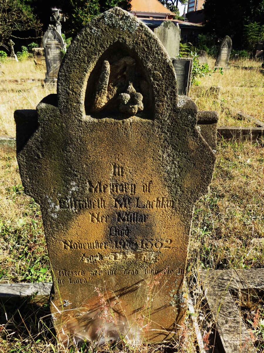 MCLACHLAN Elizabeth nee MILLER -1882