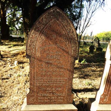 MALCOLM Donald -1948 & Sophia 1860-1924 : MALCOLM George 1887-1911 :: MALCOLM Reginald Donald 1882-1925 :: MALCOLM Evelyn William 1884-1925 _2