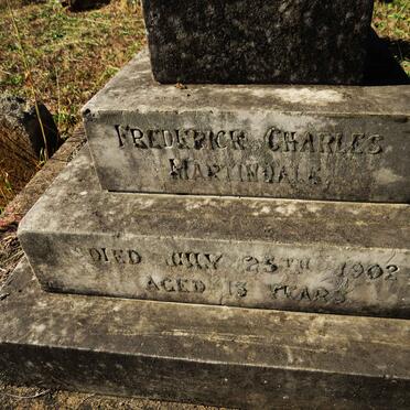 MARTINDALE Frederick Charles -1902 