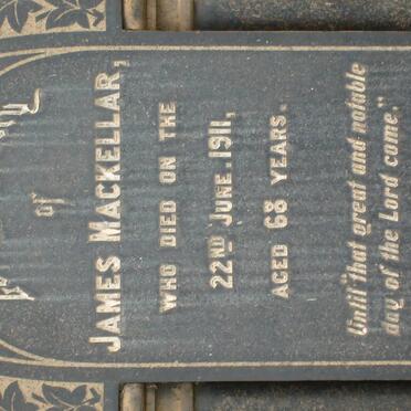 MACKELLAR James -1911
