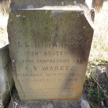 MARETZ H.L.H. nee BESTER -1875