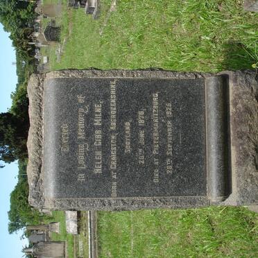 MILNE Helen Gibb 1878-1925