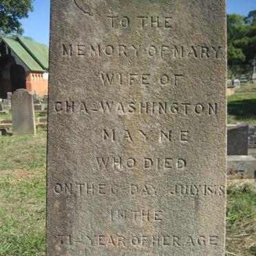 MAYNE Mary -1878