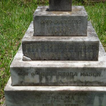 MASON Victor 1897-1899 :: MASON Thelma -1923